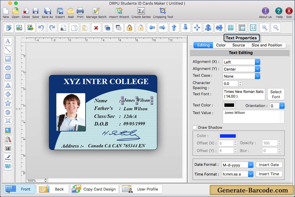 Mac Student ID Cards