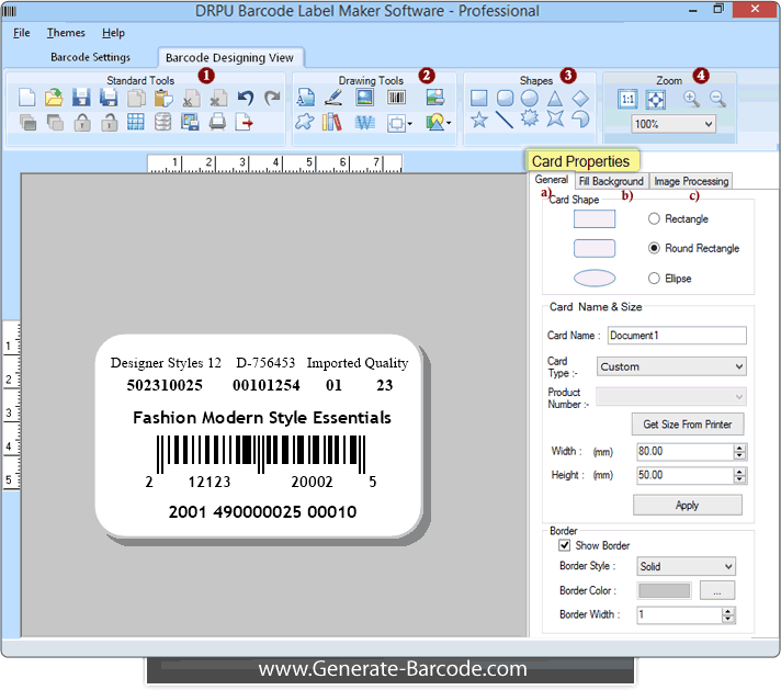 Professional Barcode Software