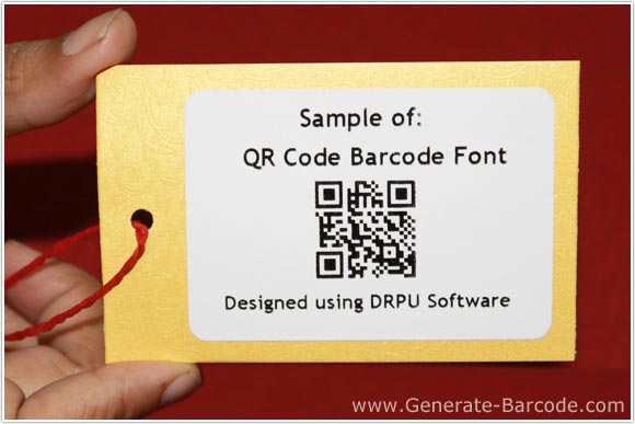 Sample of QR Code Font