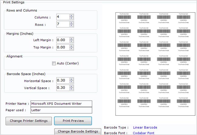 Print Settings