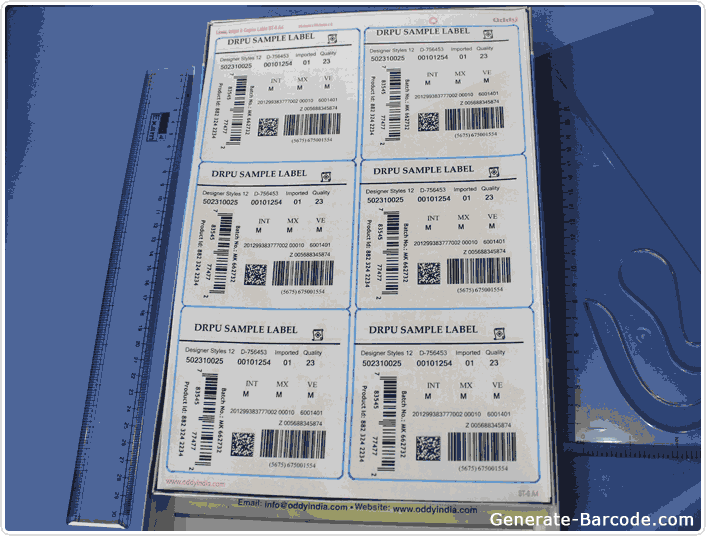 Pre define label stock mode